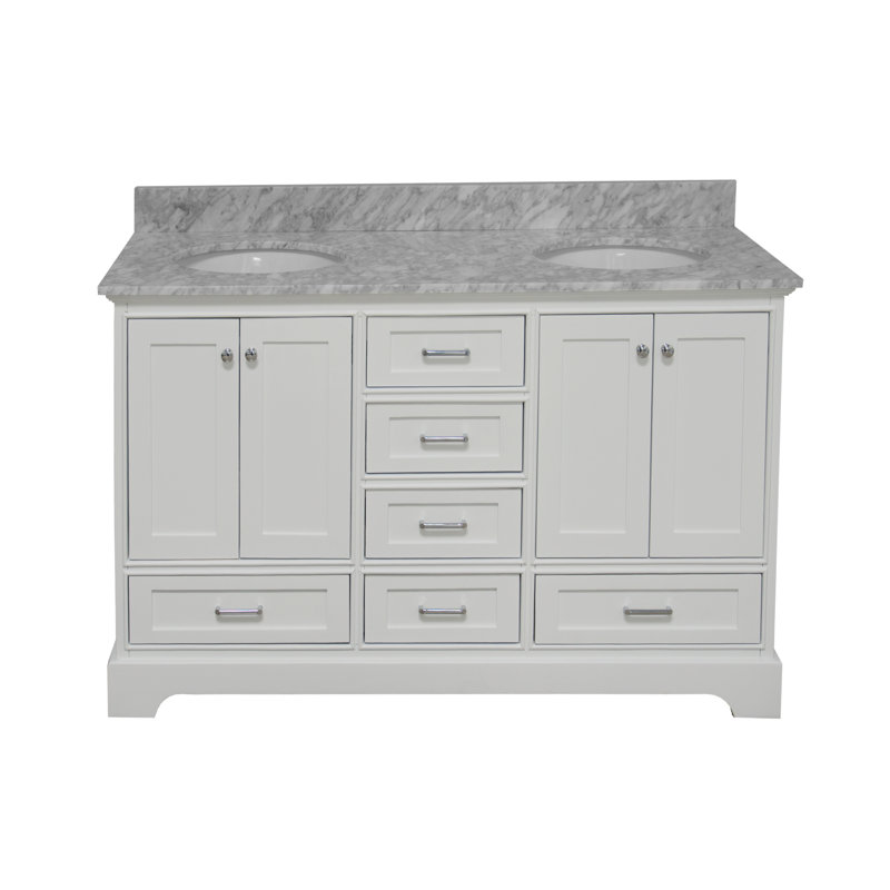 Lark Manor Herren 60'' Freestanding Double Bathroom Vanity with Vanity